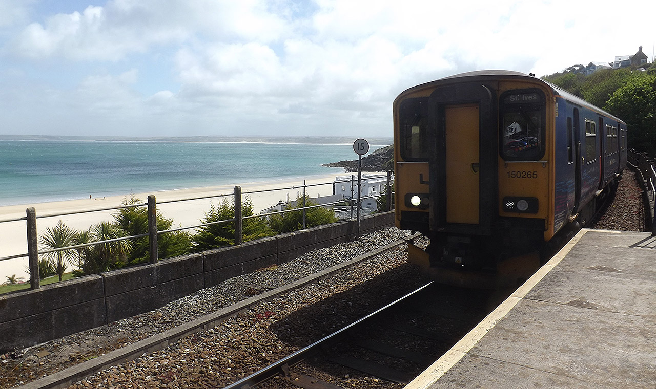 St Ives by train